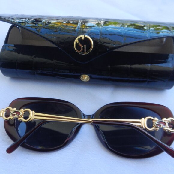 St John Vintage brown Tortoise Shell Sunglasses, by Marie Gray made in Italy! - Picture 8 of 16